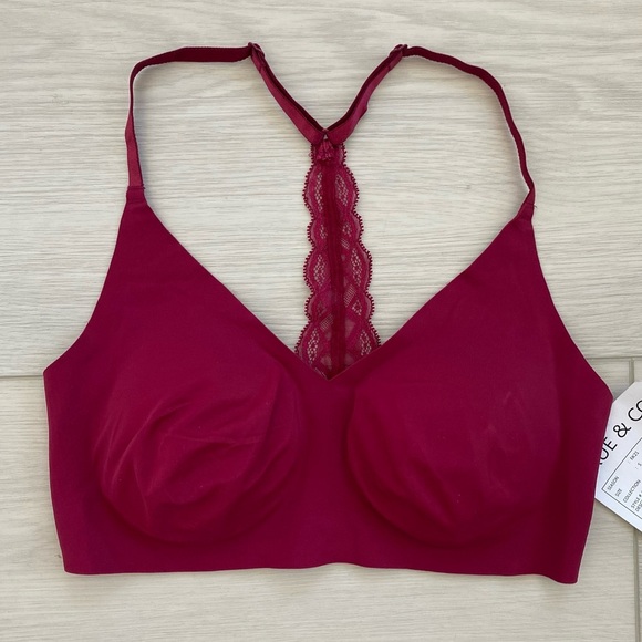 True & co True body triangle racerback update bralette S - Picture 2 of 6